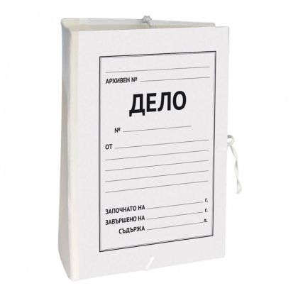 Папка Дело Top Office  Бяла