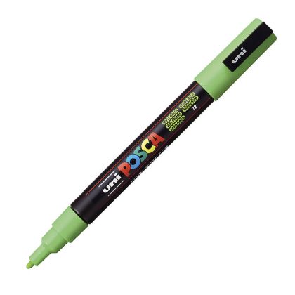 Перманентен маркер Uni Posca PC-3M на водна основа, 0.9-1.3 mm, Светлозелен