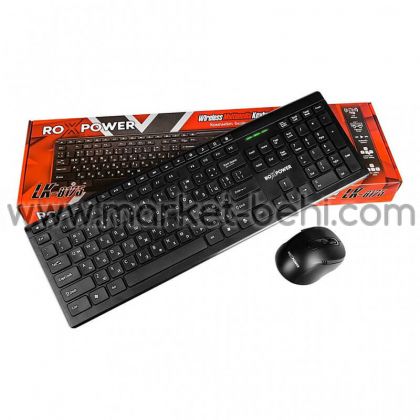 Комплект клавиатура и мишка безжични RoXpower LK-8175