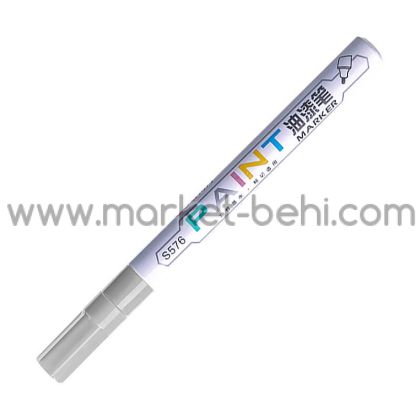 Paint маркер Deli S576, объл 1,5mm, Сребрист