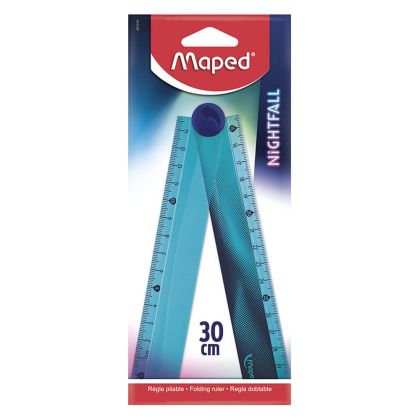 Линия Maped Nightfall 15-30 cm, сгъваема
