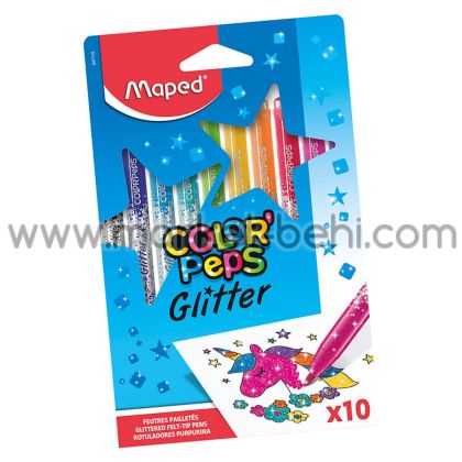 Флумастери Maped Color Peps Glitter 8 цвята