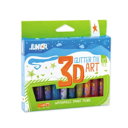 Лепило брокат JUNIOR 3D 10 бр. в кутия