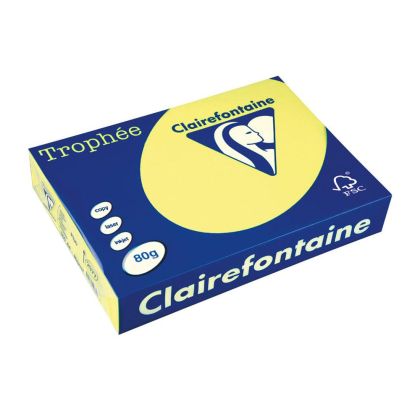 Цветна хартия Trophee Fluo Yellow 2977