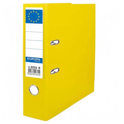 Класьор Europa Style А4, 7,5 cm Жълт