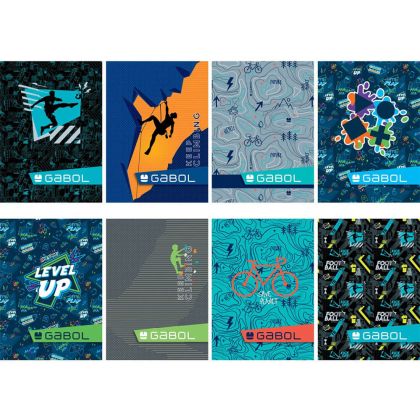 Тетрадка A5 Gabol 72611, малки квадратчета,момче