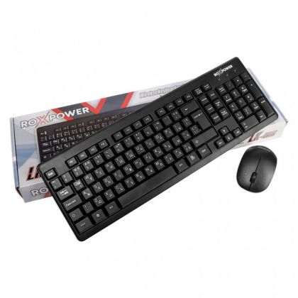 Комплект клавиатура и мишка безжични RoXpower LK-4010