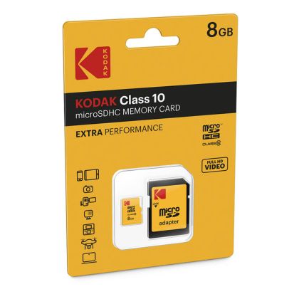 Kodak microSD Card SDHC 8GB Class 10 EXTRA