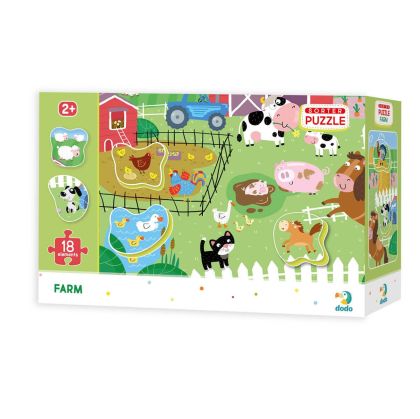 Пъзел Dodo ферма 18ч 300161