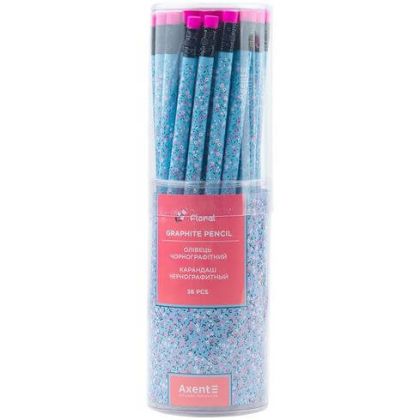 Молив с гума Axent HB Floral
