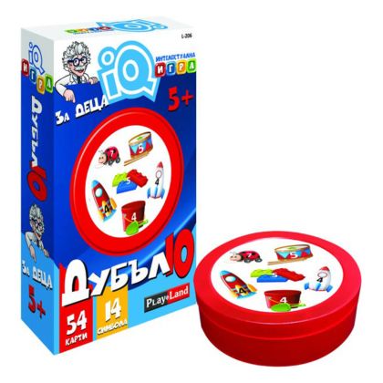 Картонена игра за деца IQ 5+