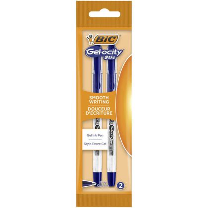 Химикалки Bic Gel Ocity Stic с гелово мастило, 2 броя