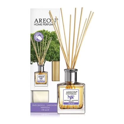 Парфюм за дома Areon 150ml, клечки, Пачули/Лавандула/Ванилия