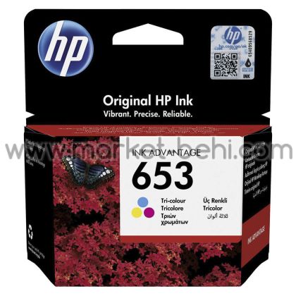 Оригинална мастилена касета HP653 Tri-Color