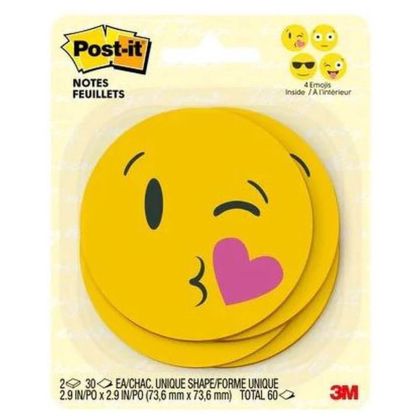 Самозалепващи листчета Post It Emojis, 60л