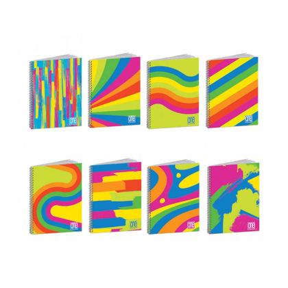 Тетрадка А4 Blasetti One Color Fantafluo,60л,спирала, ред