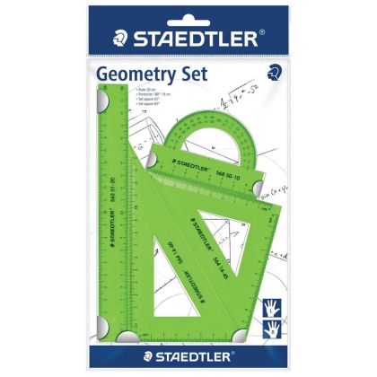 Геометричен комплект Staedtler 20см, 4 части
