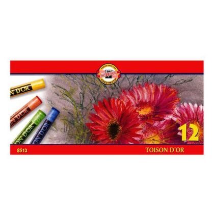 Комплект сухи пастели KOH-I-NOOR 8512, 12 цвята
