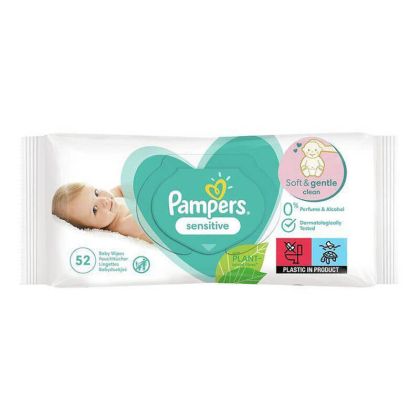 Мокри кърпи Pampers Sensitive 52бр
