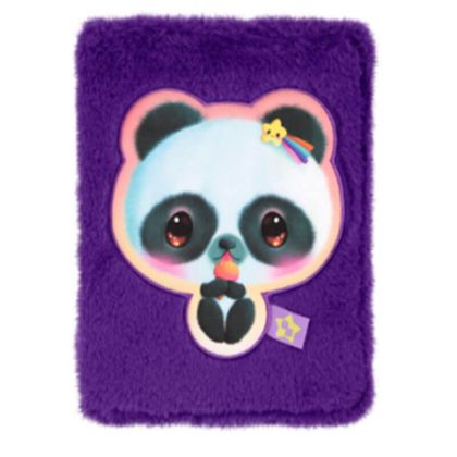 Бележник Bangoberry Pally panda, 192 стр, плюшен