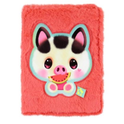 Бележник Bangoberry Piggy Pig, 192 стр, плюшен