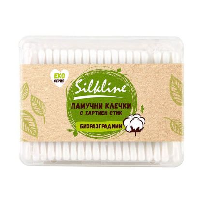 Клечки за уши Silkline, кутия, 200бр