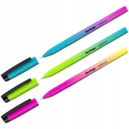 Химикалка Berlingo Radiance, 0.7mm, с капачка