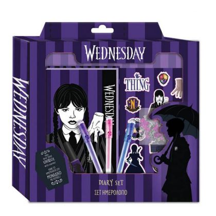 Комплект Wednesday с бележник, 7 части
