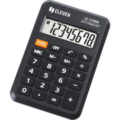 Калкулатор Eleven LC-210NR джобен, 8 разряден