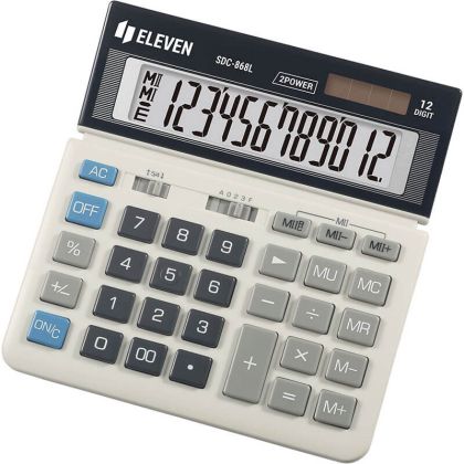 Калкулатор Eleven SDC868L настолен, 12 разряден