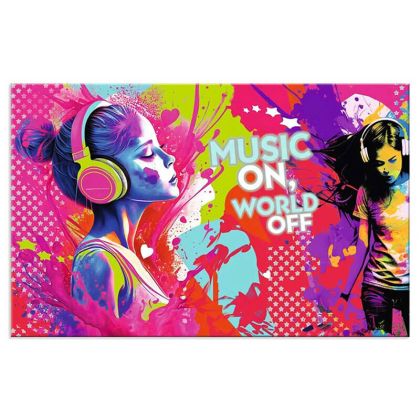 Подложка за бюро 55/35см, Music