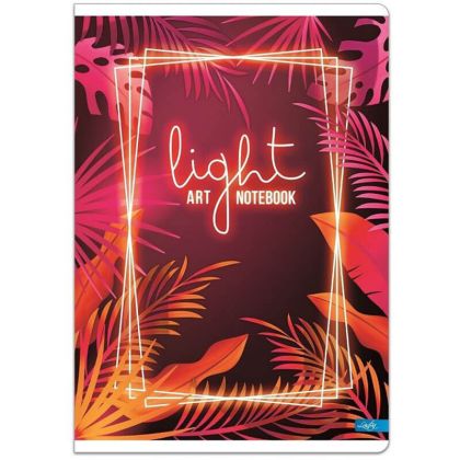 Тетрадка A5 Lastva Light Art, 52л