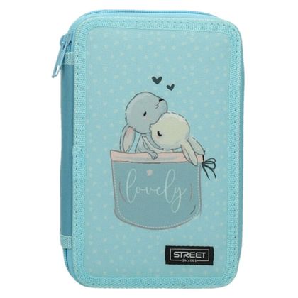 Несесер Street Bunny, 3 ципа, празен 20х13х8см