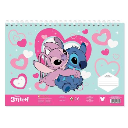 Скицник Diakakis Lilo&Stitch 2, спирала, 40л