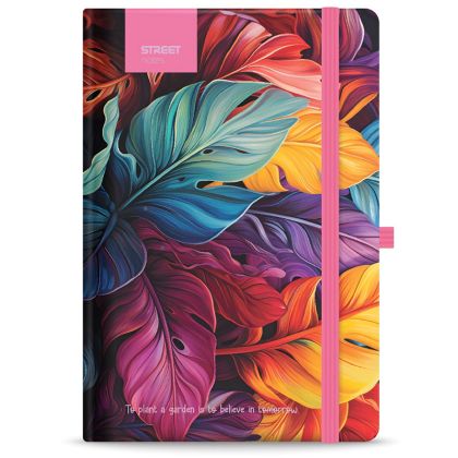 Бележник A6 Street Petal 96л, с ластик