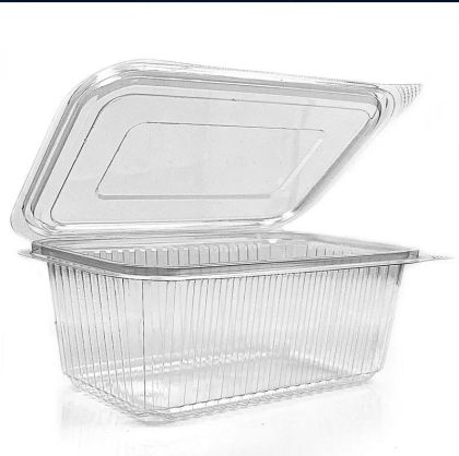 Кутия с прикачен капак PET 1000ml, 100бр/стек