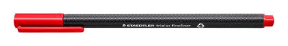 Тънкописец Staedtler Triplus 334, червен 2