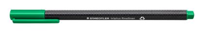 Тънкописец Staedtler Triplus 334, зелен 5