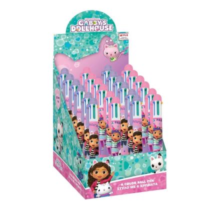 Химикалка Diakakis Dollhouse, шестцветна