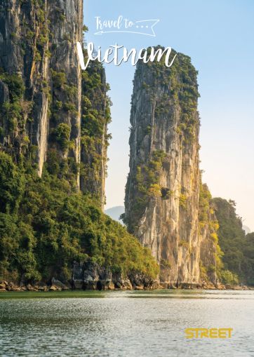 Тетрадка Street, А4, каре 5х9 mm, 54 листа, Travel To