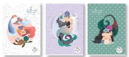 Тетрадка Street, А4, ШР с полета, 54листа , mermaid