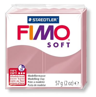 Полимерна глина Staedtler Fimo Soft, 57 g, розов 205