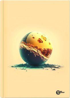 Бележник Street, А6, редове, 100 листа, твърди корици, 231876