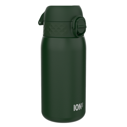 Бутилка за вода Ion8 SE, метална, 400ml, Dark Green