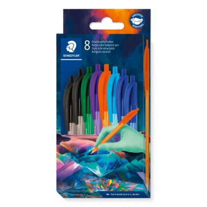 Химикалки Staedtler Multiverse 4230, 8бр,Син