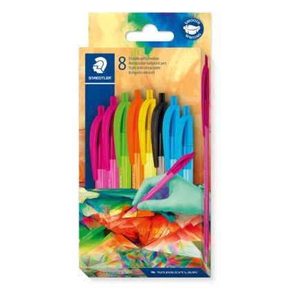 Химикалки Staedtler Multiverse 4230, 8бр, Бежов