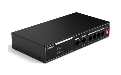 Мрежово у-во PoE суич Dahua DH-SF1006LP-EUR Mbit 6 port
