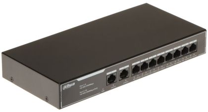 Мрежово устройство POE комутатор/switch Dahua DH-SG1010LP-EUR GbE 10 port