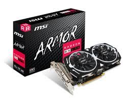 Реновирана видеокарта MSI Armor RX 570 8GB