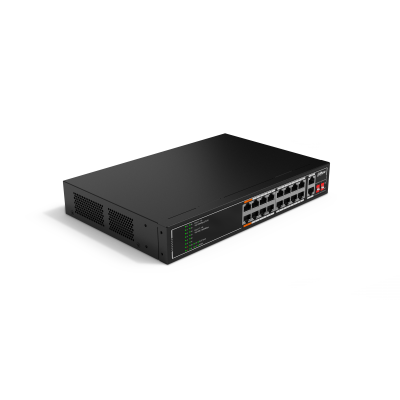 Мрежово устройство комутатор/switch Dahua DH-SF1018LP-EUR 16-port PoE